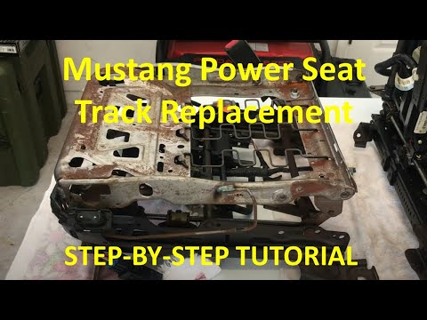 2005-2009 Mustang Power Seat Track Replacement