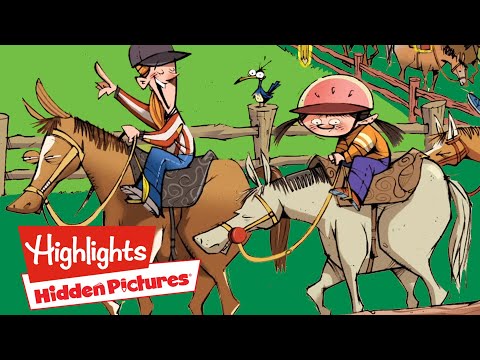 HORSE RIDING - Hidden Pictures Puzzles