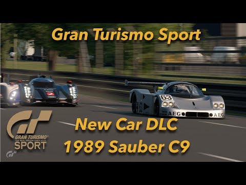 Thumbnail for Gran Turismo Sport | New DLC Car | 1989 Mercedes Sauber C9 & Le Mans by Ferrari, Car