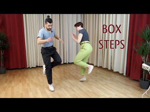 Beginner Solo Jazz - Box Steps with rhythm and slide variations