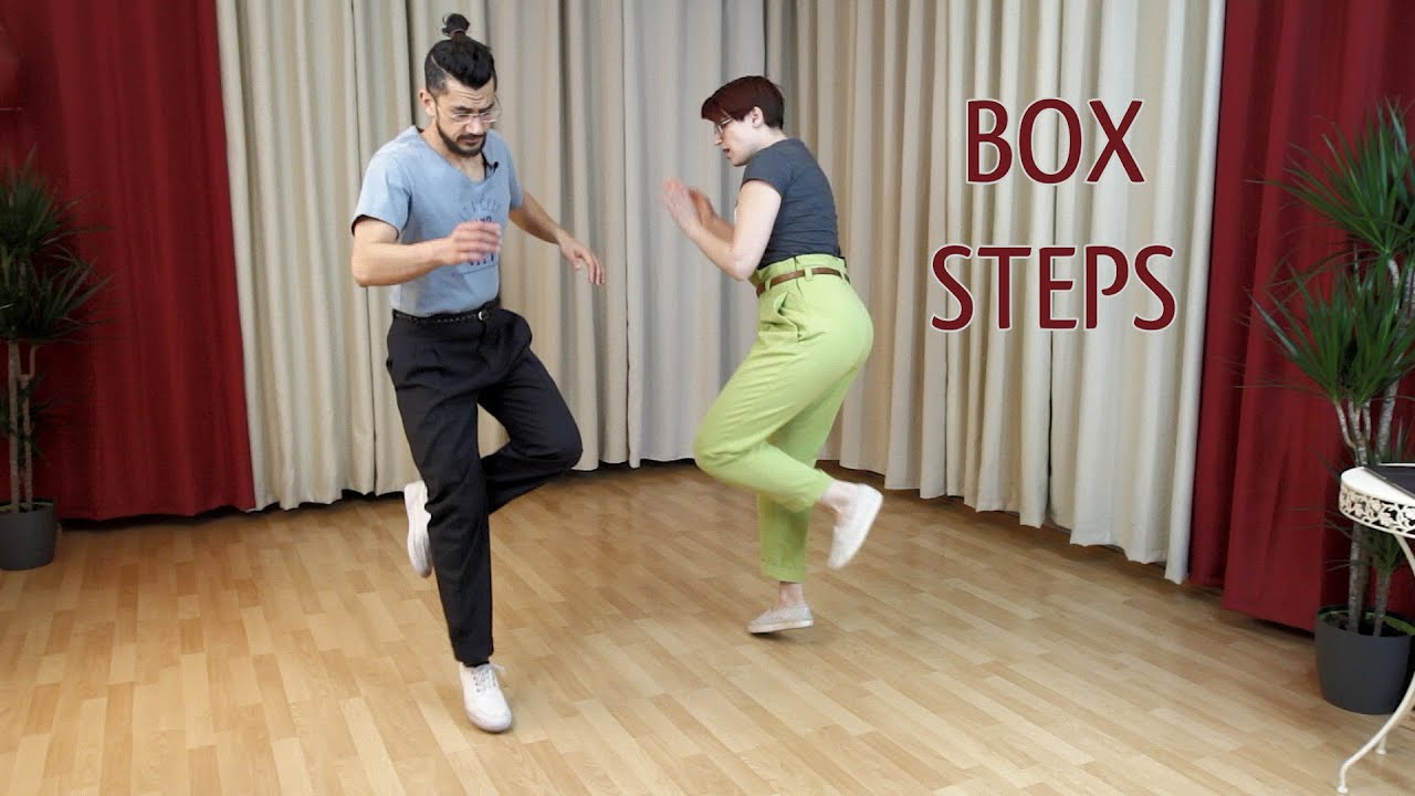 Watch Now Beginner Solo Jazz - Box Steps with rhythm and slide variations Beginner Solo Jazz - Box Steps with rhythm and slide variations