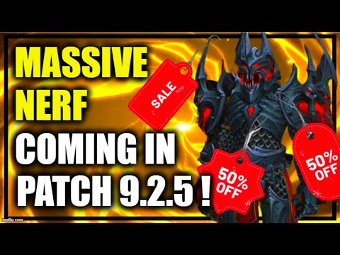 Is it too late to invest in Legendaries? MASSIVE NERF coming in 9.2.5! WoW Shadowlands GoldMaking