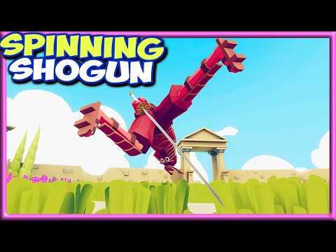 Spin Level 100?! Spinning Shogun vs Every Faction - TABS MODS GAMEPLAY