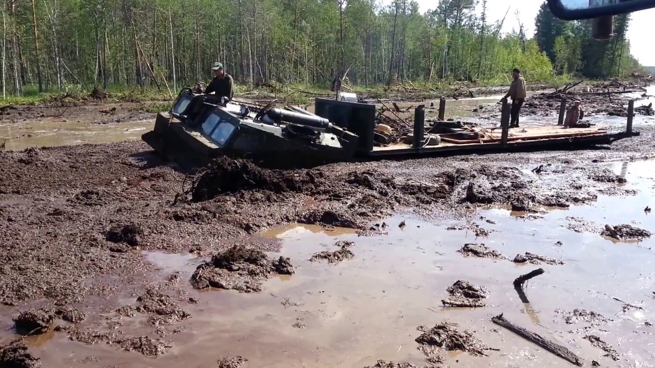 Вездеход ДТ-30 не справился с нашим бездорожьем
