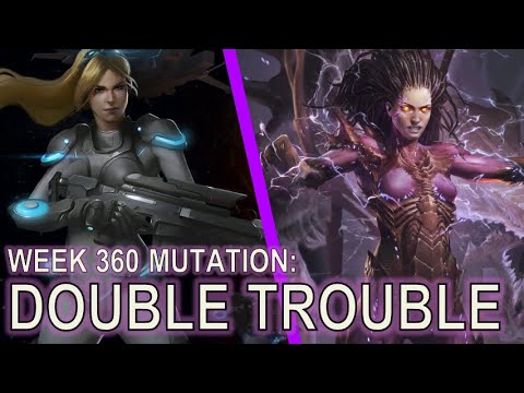 When the army is in front of the meat shield... | Starcraft II: Double Trouble (ft Baumanmarketing)