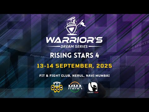 LIVE | Warrior’s Dream Series – Rising Stars 4 | Indian MMA | K1 | Fit and Fight Club