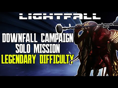 DOWNFALL LEGENDARY DIFFICULTY SOLO | Destiny 2 (4k)
