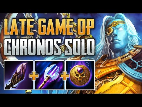 LATE GAME GODS ARE SO GOOD NOW! Chronos Solo Gameplay (SMITE Conquest)