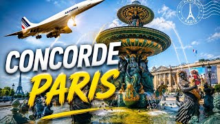 Walking Tour of Place de la Concorde Paris 🇫🇷 | Beautiful Paris Travel Vlog 4kHDR 