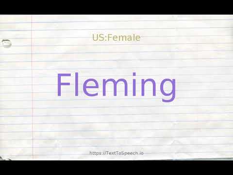 How to pronounce fleming