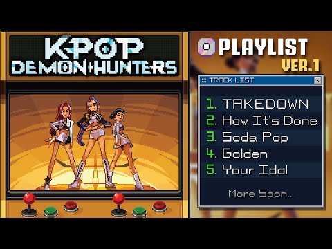K-POP DEMON HUNTERS | 8-Bit Style Playlist Ver.1 🎵