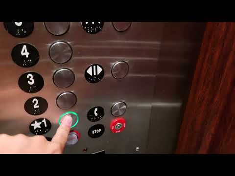 Modded 1982 Otis Lexan Traction Centre Elevator | DoubleTree by Hilton | Fresno CA