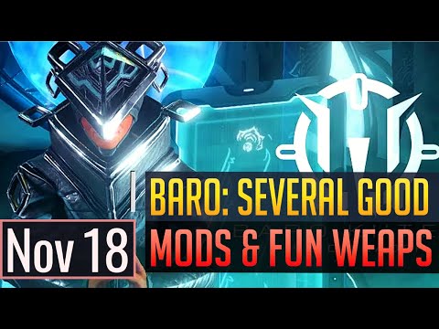 Warframe | BARO KI'TEER: Lots of Good Mods + MR Fodder - Nov 18th