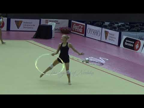 Kseniya MOUSTAFAEVA (FRA) hoop - 2017 Trofeu de Barcelona trainings