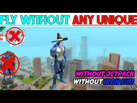 How to fly without Jetpack||rope hero