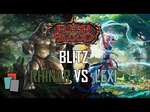 Flesh and Blood: Blitz - Rhinar vs Lexi