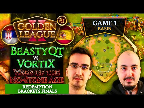 Golden League II Main Event - Wars of the No Stone Age! -Beastyqt vs Vortix - G1