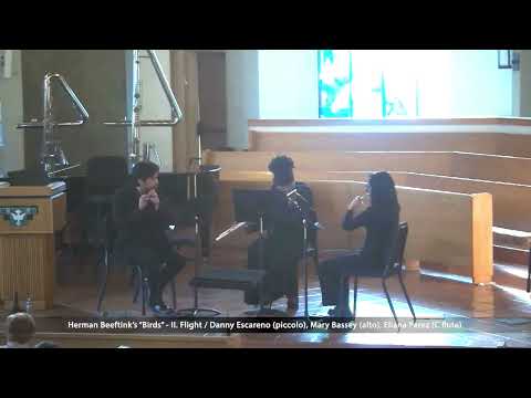 Herman Beeftink's "Birds" for Flute Trio