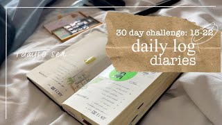 30 day planner challenge | 7 days at sea in my bullet journal + hobonichi techo, Alaska