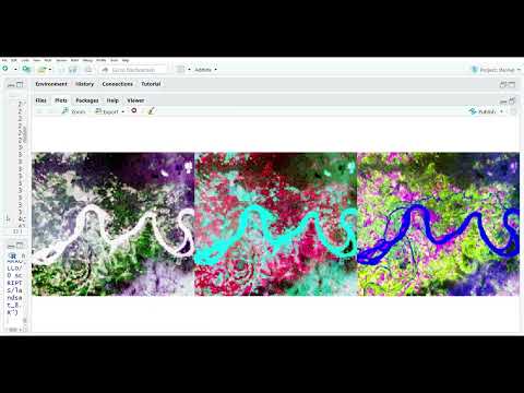 Multi-temporal analysis in programming environments, from Landsat 4, 5, 7, 8 satellite images.