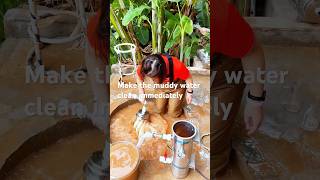 Make the muddy water clean immediately #Watertreatment #Ultrafilter #purification