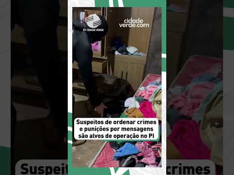 Uma operação na manhã desta quinta-feira (15) nos municípios de Porto e Nossa Senhora dos Remédios.