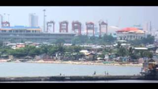 preview picture of video 'Skyline of Manila   View from Manila Bay   27th July 2013'