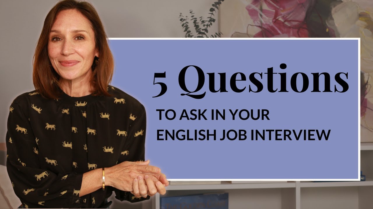 5 Questions to Ask in an English Job Interview | Job Interview Skills