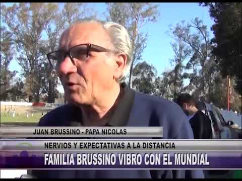 E571 NOTA JUAN BRUSSINO   PAPA NICOLAS   FAMILIA BRUSSINO VIBRO CON EL MUNDIAL