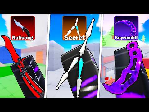 Winning with RAREST KNIFE SKINS in Rivals!