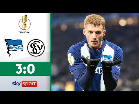 The old lady can still do it! | Hertha BSC vs. SV Elversberg | Highlights - Round 2 | DFB Pokal 2...
