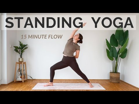 15 min Standing Yoga Flow | Balance & Strength | Yoga without mat