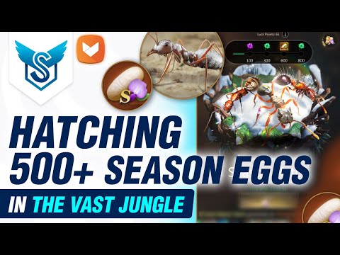 Hatching 500+ Season Eggs in the Vast Jungle - The Ants: Underground Kingdom  [EN]