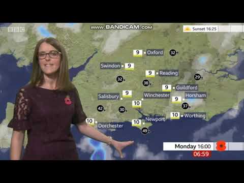 Alex Osbourne South Today weather November 11th 2019 - 60 fps