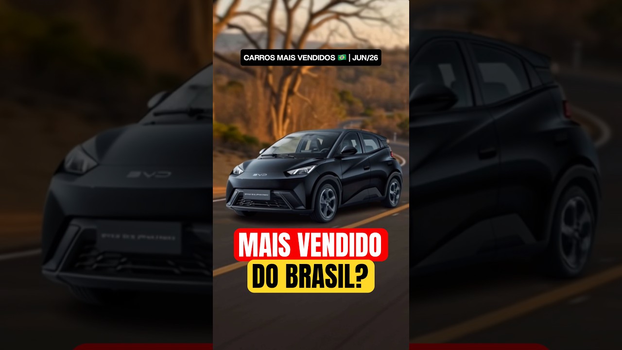 Os Carros Mais Vendidos do Brasil em Junho de 2026! BYD, Fiat, VW e Mais!