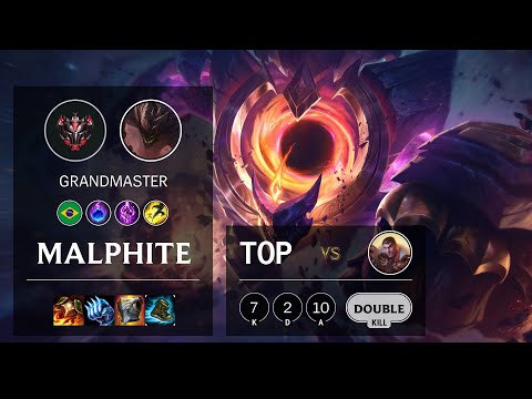 Malphite Top vs Jayce - BR Grandmaster Patch 10.21