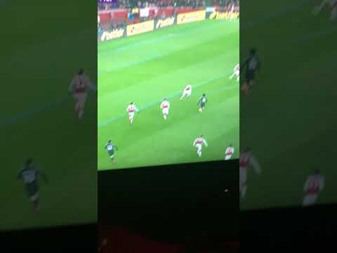 Niklas Holmgren skriker ”måål!”