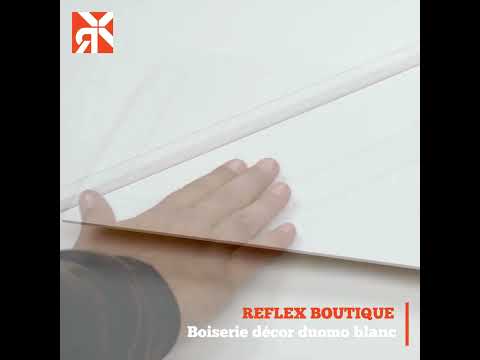 Carrelage mur Boiserie décor duomo blanc