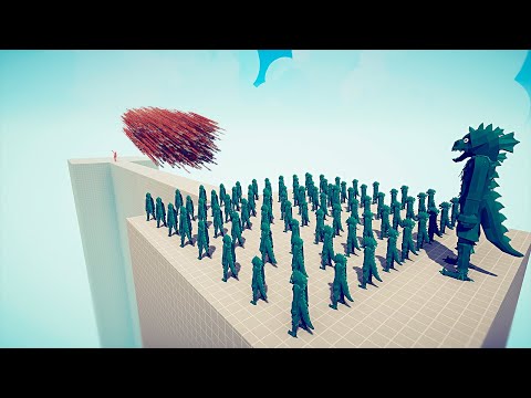 100x GODZILLA EARTH + GIANT vs EVERY GOD - Totally Accurate Battle Simulator | TABS