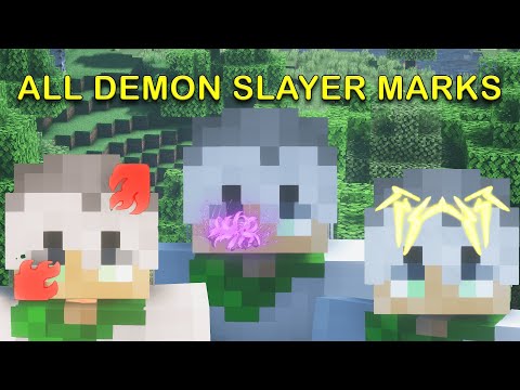 Kyosify - ALL Demon Slayer Marks In Minecraft Demon Slayer