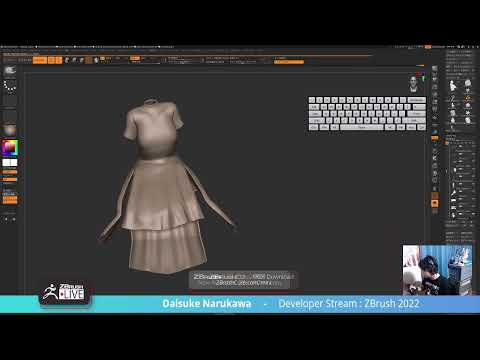 [JA & EN] LIVE Look Into ZBrush 2022! - 1からアンティークな椅子と司祭を作ろう - Daisuke Narukawa