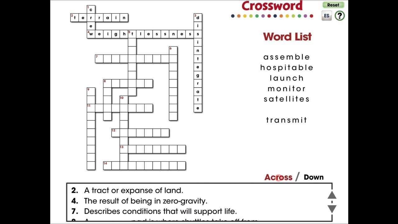 CC7559 Space Travel & Technology: Crossword Mini