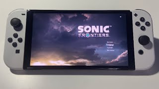 Sonic Frontiers Switch OLED Gameplay