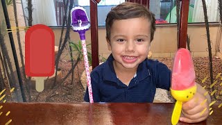 Miguel e a histria do picol / Miguel and the popsicles history