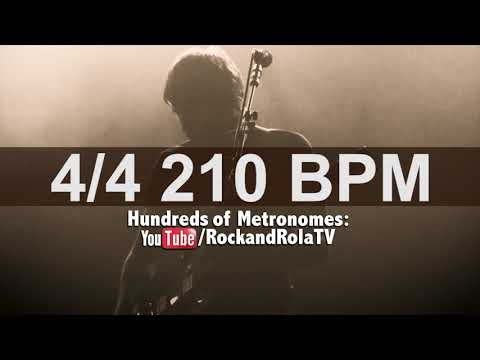 🔴 210 BPM Ian Brit Pop Metronome