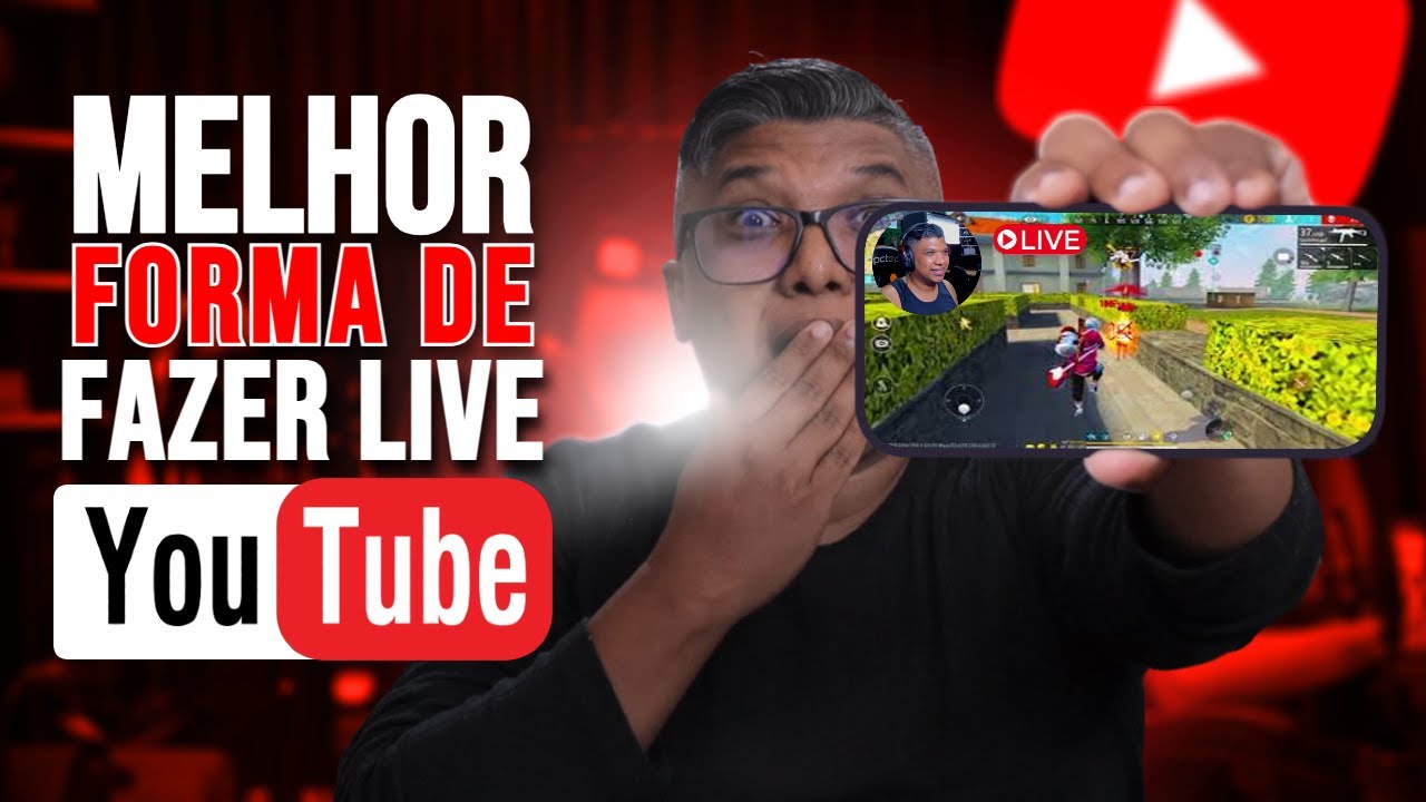 O MELHOR APLICATIVO PRA FAZER LIVE NO YOUTUBE!
