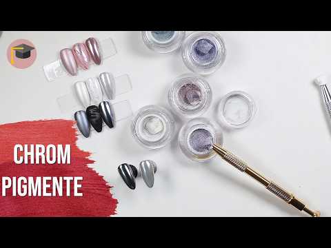 Unsere neuen Chrom Pigmente ✨ im Netz-Döschen | Deckender Glanz