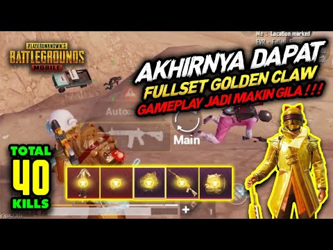 GILA !! AKHIRNYA DAPET FULLSET "GOLDEN CLAW" SETENGAH SERVER AUTO RATA !!! PUBG MOBILE INDONESIA