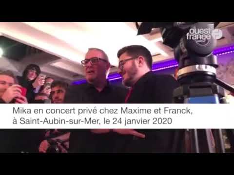 MIKA surprises a fan at home in Caen (FRANCE)