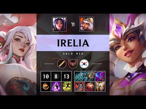 Irelia Mid vs Qiyana - KR Grandmaster Patch 25.16